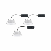 HomeSpa LED Einbauleuchte Calla IP65 1x5,5W 230V WhiteSwitch schwenkbar 3er-Set inkl. Leuchtmittel