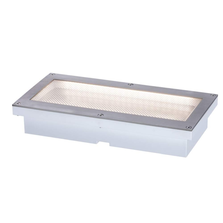 Outdoor Bodeneinbauleuchte Brick 100 x 200 x 38 mm IP67 1,6W Metall/Edelstahl mit Bewegungsmelder