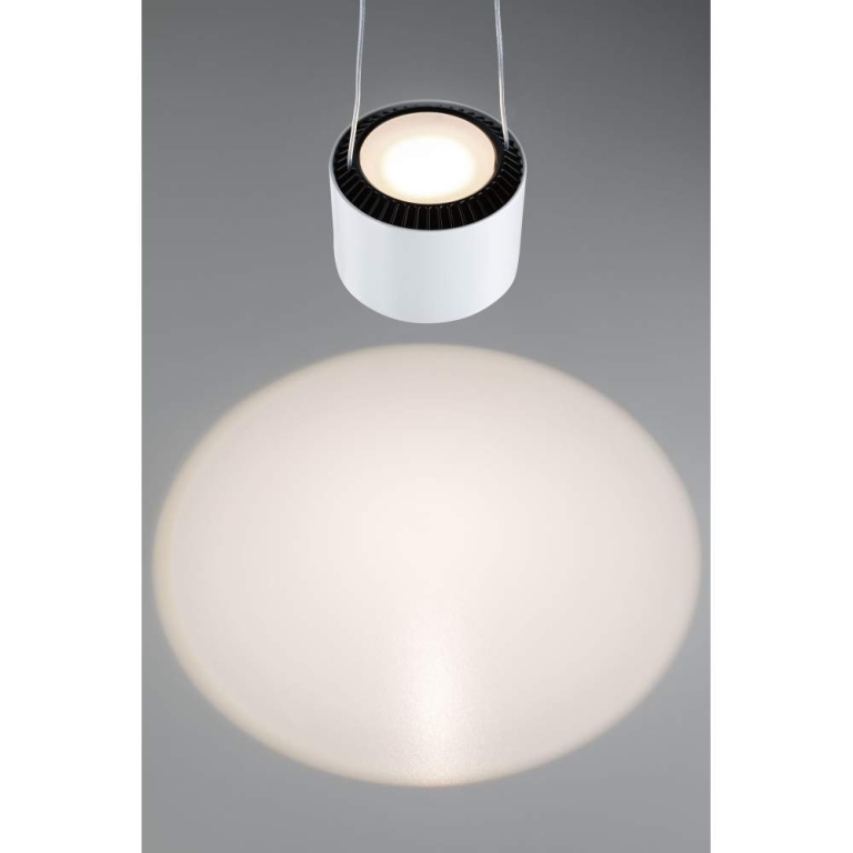 Paulmann URail LED Pendelleuchte Aldan Weiß 8,5W 2700K dimmbar (LED fest verbaut)