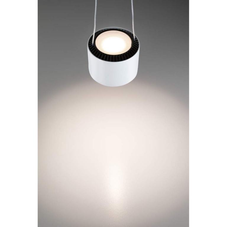 Paulmann URail LED Pendelleuchte Aldan Weiß 8,5W 2700K dimmbar (LED fest verbaut)