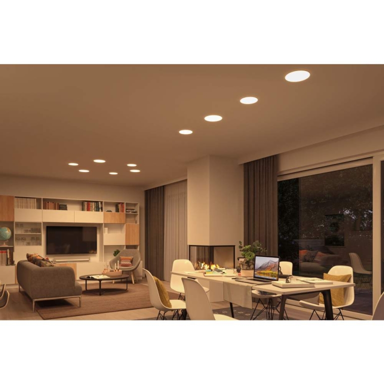 Paulmann LED Einbaupanel Veluna WhiteSwitch 215mm IP44 Deckenmontage 17W inkl. Leuchtmittel