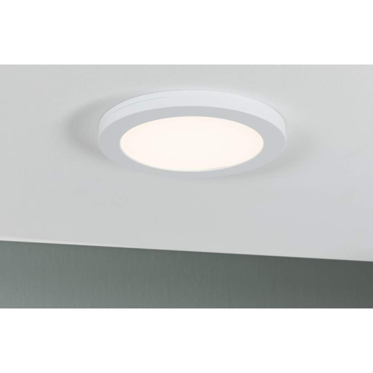 Paulmann LED Einbaupanel Cover-it mit Sensor rund 225mm, 16,5W 4000K Weiß matt