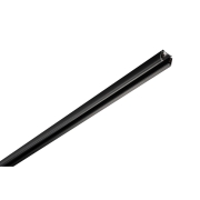 S-TRACK DALI 3-Phasen Stromschiene 4m schwarz Aufbauschiene