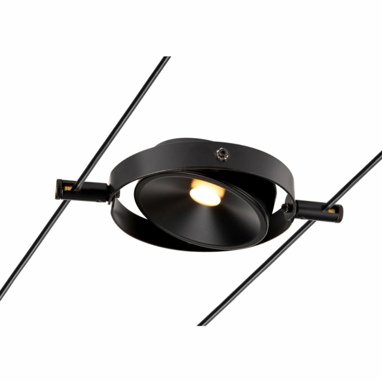 DURNO, Seilleuchte für TENSEO Niedervolt-Seilsystem, 2700K, schwarz