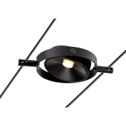 DURNO, Seilleuchte für TENSEO Niedervolt-Seilsystem, 2700K, schwarz