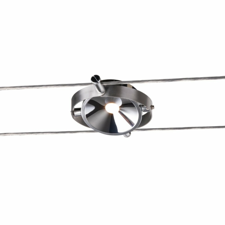 DURNO, Seilleuchte für TENSEO Niedervolt-Seilsystem, 2700K, chrom