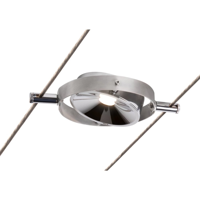DURNO, Seilleuchte für TENSEO Niedervolt-Seilsystem, 2700K, chrom