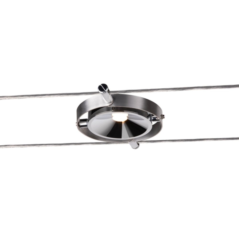 DURNO, Seilleuchte für TENSEO Niedervolt-Seilsystem, 2700K, chrom