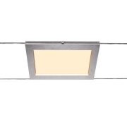 PLYTTA rectangular Seilleuchte chrom 2700K für TENSEO Niedervolt-Seilsystem