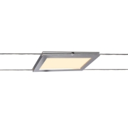 PLYTTA rectangular Seilleuchte chrom 2700K für TENSEO Niedervolt-Seilsystem