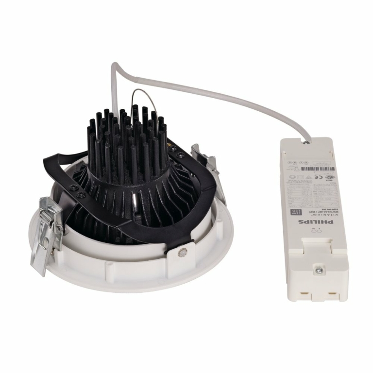SUPROS Indoor LED Deckeneinbauleuchte weiß rund 3000K 60° CRI90 3380lm