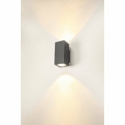 ENOLA SQUARE UP/DOWN M Outdoor LED Wandaufbauleuchte anthrazit CCT 3000/4000K