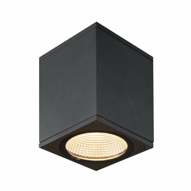 SLV ENOLA SQUARE S Outdoor LED Deckenaufbauleuchte anthrazit CCT 3000/4000K