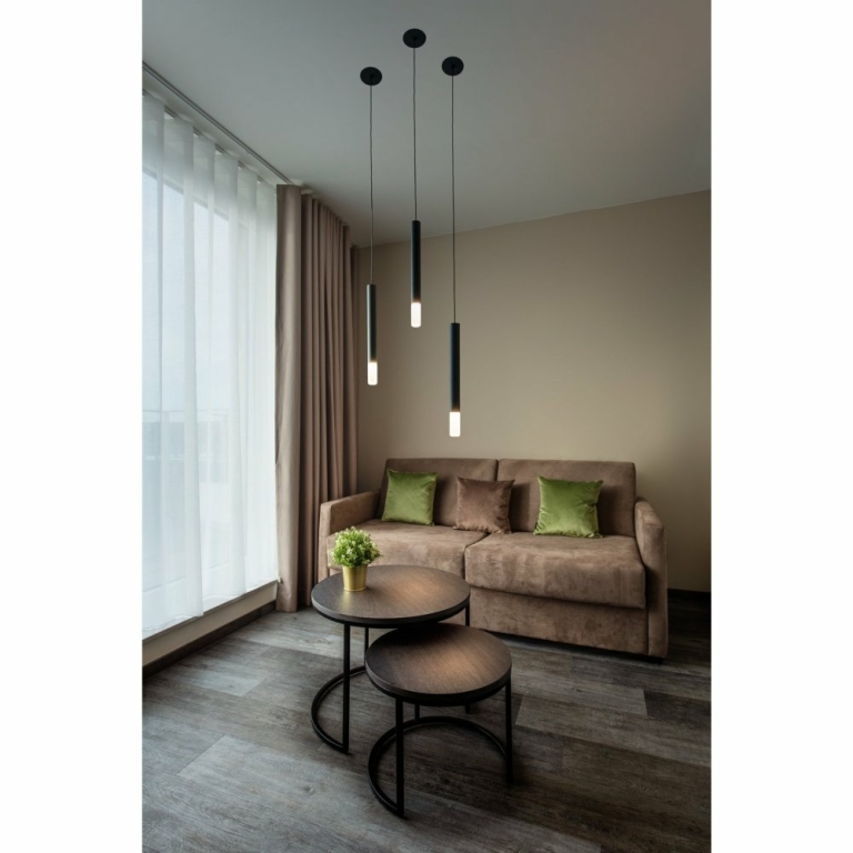 SLV HELIA AMBIENT 35 Indoor LED Pendelleuchte schwarz ohne Rosette