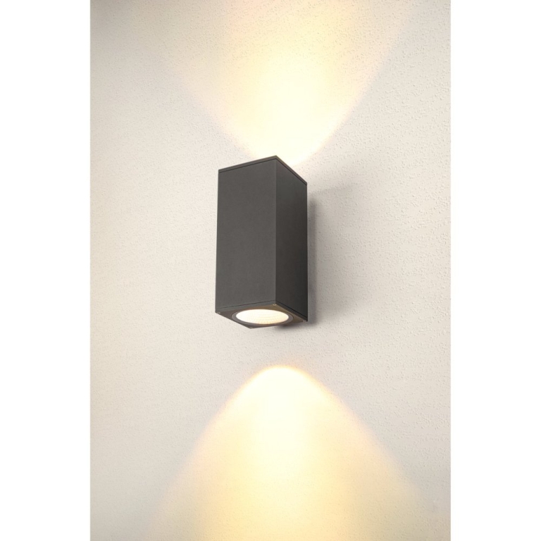 SLV ENOLA SQUARE UP/DOWN L Outdoor LED Wandaufbauleuchte anthrazit CCT 3000/4000K