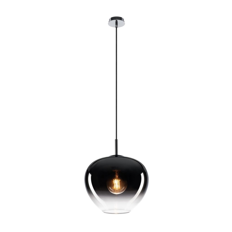 SLV PANTILO CONVEX 29 Pendelleuchte E27 chrom Glas 250cm
