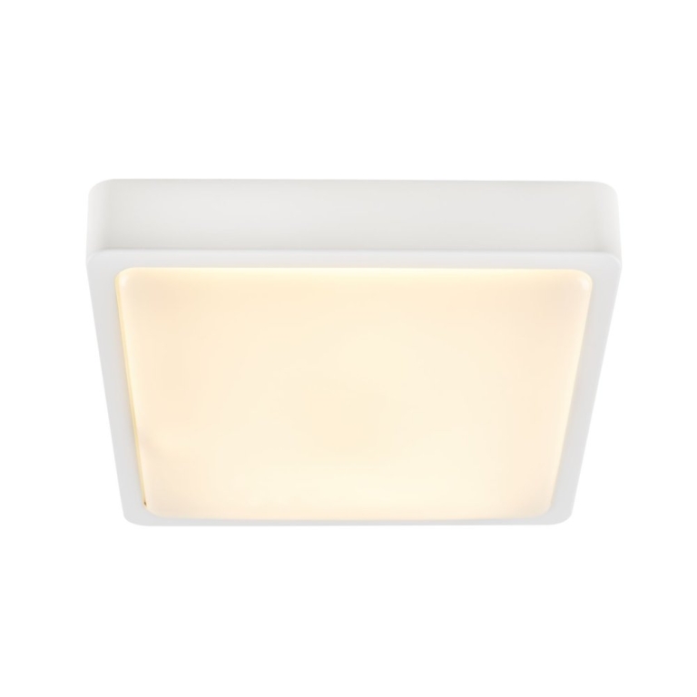 SLV AINOS SQUARE LED Outdoor Wand- & Deckenleuchte weiß eckig CCT-Switch IP65 1300lm 17W 230V