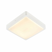 AINOS SQUARE LED Outdoor Wand- & Deckenleuchte weiß eckig mit Sensor und CCT-Switch IP65 1300lm 18W 230V