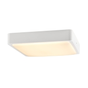 AINOS SQUARE LED Outdoor Wand- & Deckenleuchte weiß eckig mit Sensor und CCT-Switch IP65 1300lm 18W 230V