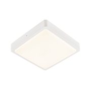 AINOS SQUARE LED Outdoor Wand- & Deckenleuchte weiß eckig mit Sensor und CCT-Switch IP65 1300lm 18W 230V