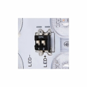 AINOS SQUARE LED Outdoor Wand- & Deckenleuchte anthrazit eckig mit Sensor und CCT-Switch IP65 1300lm 18W 230V