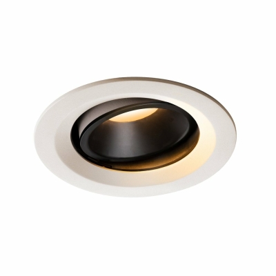 SLV NUMINOS DL M, Indoor LED Deckeneinbauleuchte weiß/schwarz 2700K 20° kardanisch dreh- und schwenkbar