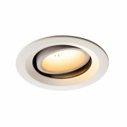 NUMINOS DL M, Indoor LED Deckeneinbauleuchte weiß/weiß 2700K 55° kardanisch dreh- und schwenkbar