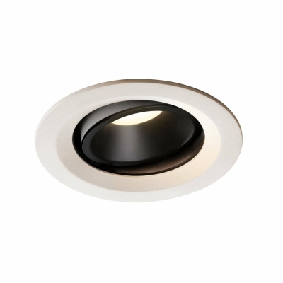 SLV NUMINOS DL M, Indoor LED Deckeneinbauleuchte weiß/schwarz 4000K 20° kardanisch dreh- und schwenkbar