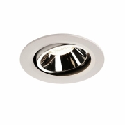 NUMINOS DL L, Indoor LED Deckeneinbauleuchte weiß/chrom 4000K 40° kardanisch dreh- und schwenkbar