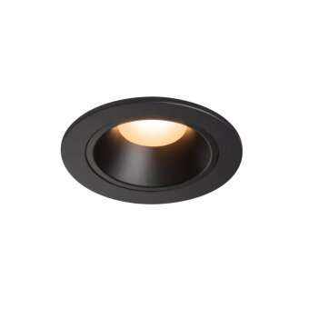SLV NUMINOS DL S, Indoor LED Deckeneinbauleuchte schwarz/schwarz 2700K 40°