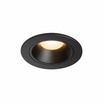 NUMINOS DL S, Indoor LED Deckeneinbauleuchte schwarz/schwarz 3000K 20°
