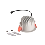 NUMINOS DL S, Indoor LED Deckeneinbauleuchte weiß/schwarz 3000K 40°