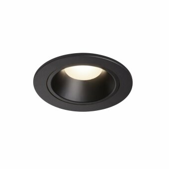 SLV NUMINOS DL S, Indoor LED Deckeneinbauleuchte schwarz/schwarz 4000K 20°