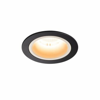NUMINOS DL M, Indoor LED Deckeneinbauleuchte schwarz/weiß 2700K 55°