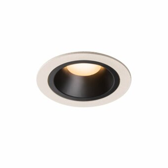 NUMINOS DL M, Indoor LED Deckeneinbauleuchte weiß/schwarz 2700K 40°