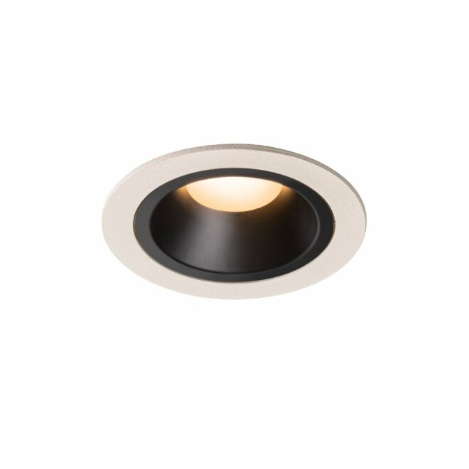 NUMINOS DL M, Indoor LED Deckeneinbauleuchte weiß/schwarz 2700K 55°