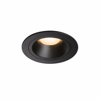 SLV NUMINOS DL M, Indoor LED Deckeneinbauleuchte schwarz/schwarz 3000K 20°