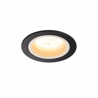 SLV NUMINOS DL M, Indoor LED Deckeneinbauleuchte schwarz/weiß 3000K 20°