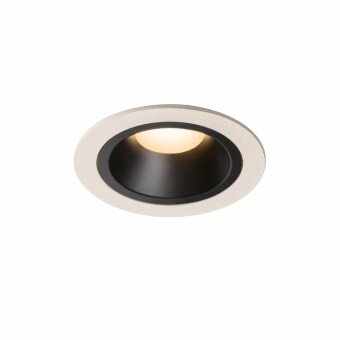 NUMINOS DL M, Indoor LED Deckeneinbauleuchte weiß/schwarz 3000K 20°