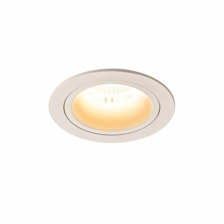 SLV NUMINOS DL M, Indoor LED Deckeneinbauleuchte weiß/weiß 3000K 55°