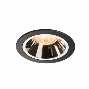 SLV NUMINOS DL L, Indoor LED Deckeneinbauleuchte schwarz/chrom 2700K 20°