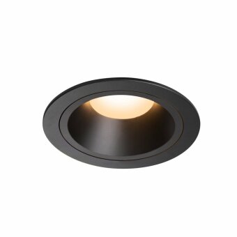 NUMINOS DL L, Indoor LED Deckeneinbauleuchte schwarz/schwarz 2700K 55°