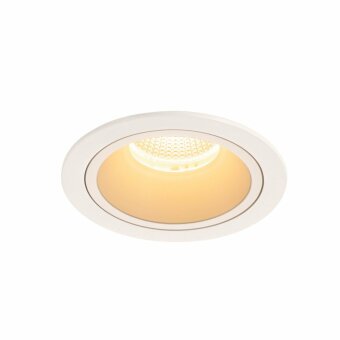 SLV NUMINOS DL L, Indoor LED Deckeneinbauleuchte weiß/weiß 3000K 40°