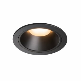 SLV NUMINOS DL XL, Indoor LED Deckeneinbauleuchte schwarz/schwarz 2700K 40°