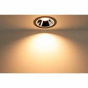 NUMINOS DL XL, Indoor LED Deckeneinbauleuchte schwarz/chrom 3000K 40°