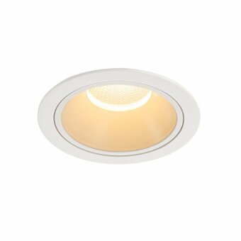 SLV NUMINOS DL XL, Indoor LED Deckeneinbauleuchte weiß/weiß 3000K 20°