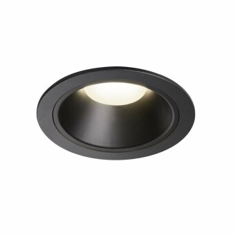 SLV NUMINOS DL XL, Indoor LED Deckeneinbauleuchte schwarz/schwarz 4000K 40°