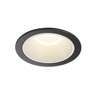SLV NUMINOS DL XL, Indoor LED Deckeneinbauleuchte schwarz/weiß 4000K 40°