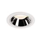NUMINOS DL XL, Indoor LED Deckeneinbauleuchte weiß/chrom 4000K 20°