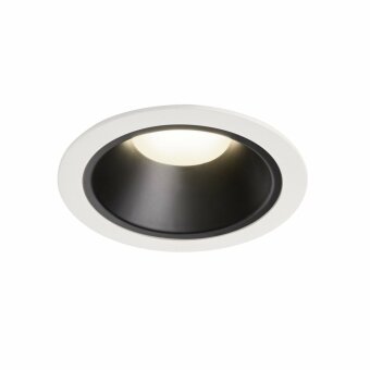 SLV NUMINOS DL XL, Indoor LED Deckeneinbauleuchte weiß/schwarz 4000K 40°
